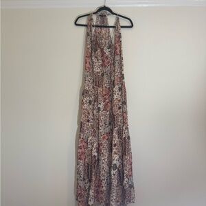Anthropologie Drew Naomi Size S Floral Boho Maxi Halter Dress WORN ONCE